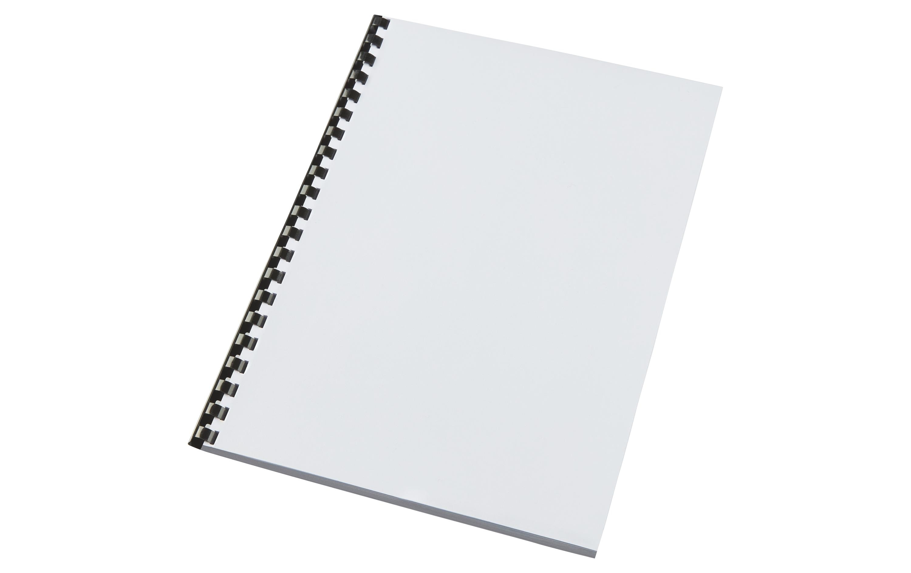 Einbanddeckel 450 Mikron, 100 Stück, TransparentMattes Deckblatt