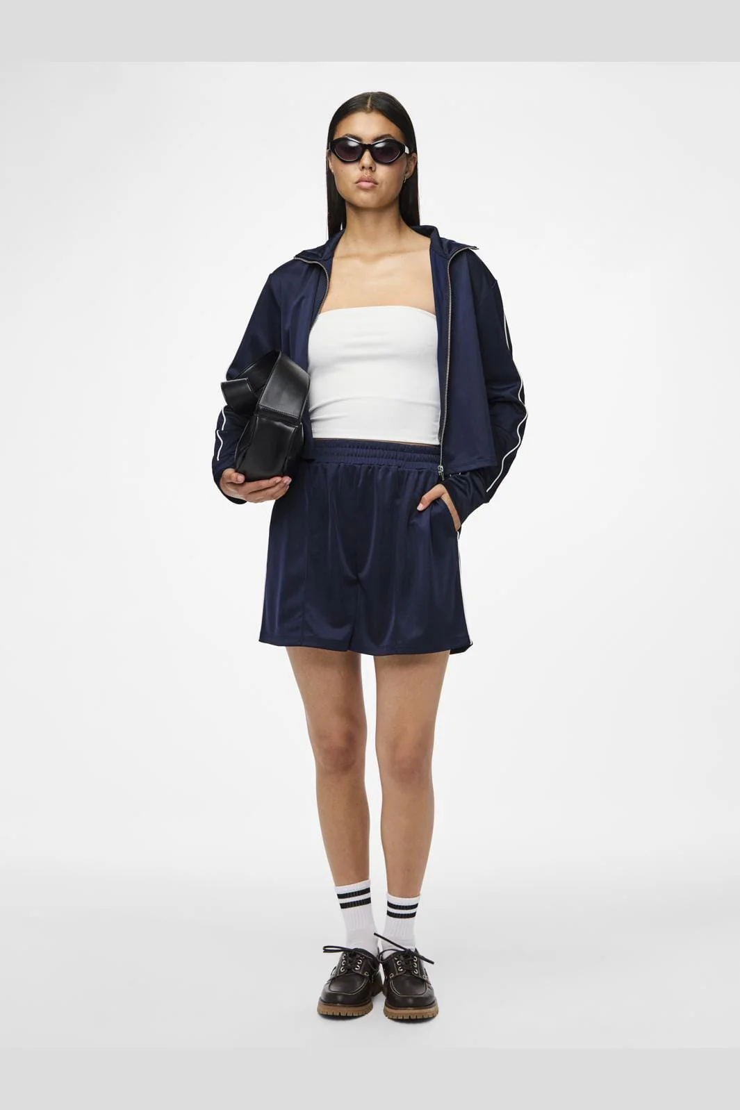 Pieces Pcgrace Track Shorts Jit 4739868 navy blazer