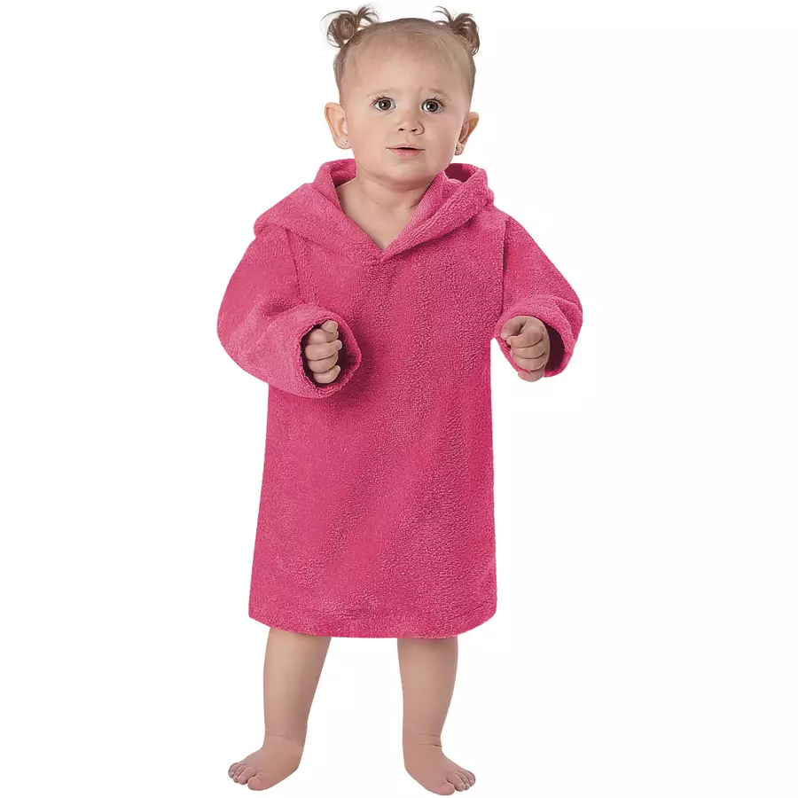 normani Kinder langarm Poncho (0-2 Jahre) Pichilemu Pink