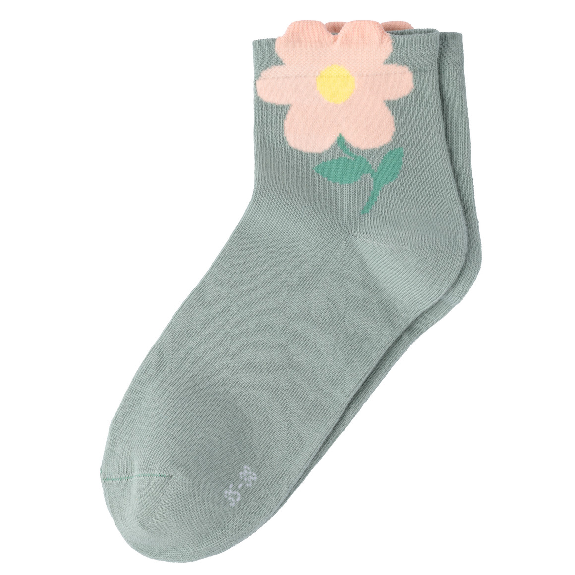 Gina Benotti 1 Paar Damen Sneaker-Socken knöchelhoch dunkelgrün