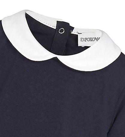 Emporio Armani Kleid - Navy m. Weiß