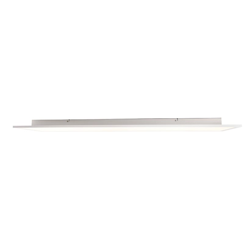 Modern LED paneel staal 120 cm incl. LED 4-staps dimbaar - Liv