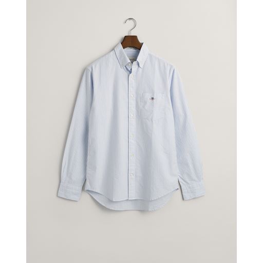 GANT Bankerstribet Oxford Skjorte, Lyseblå, L