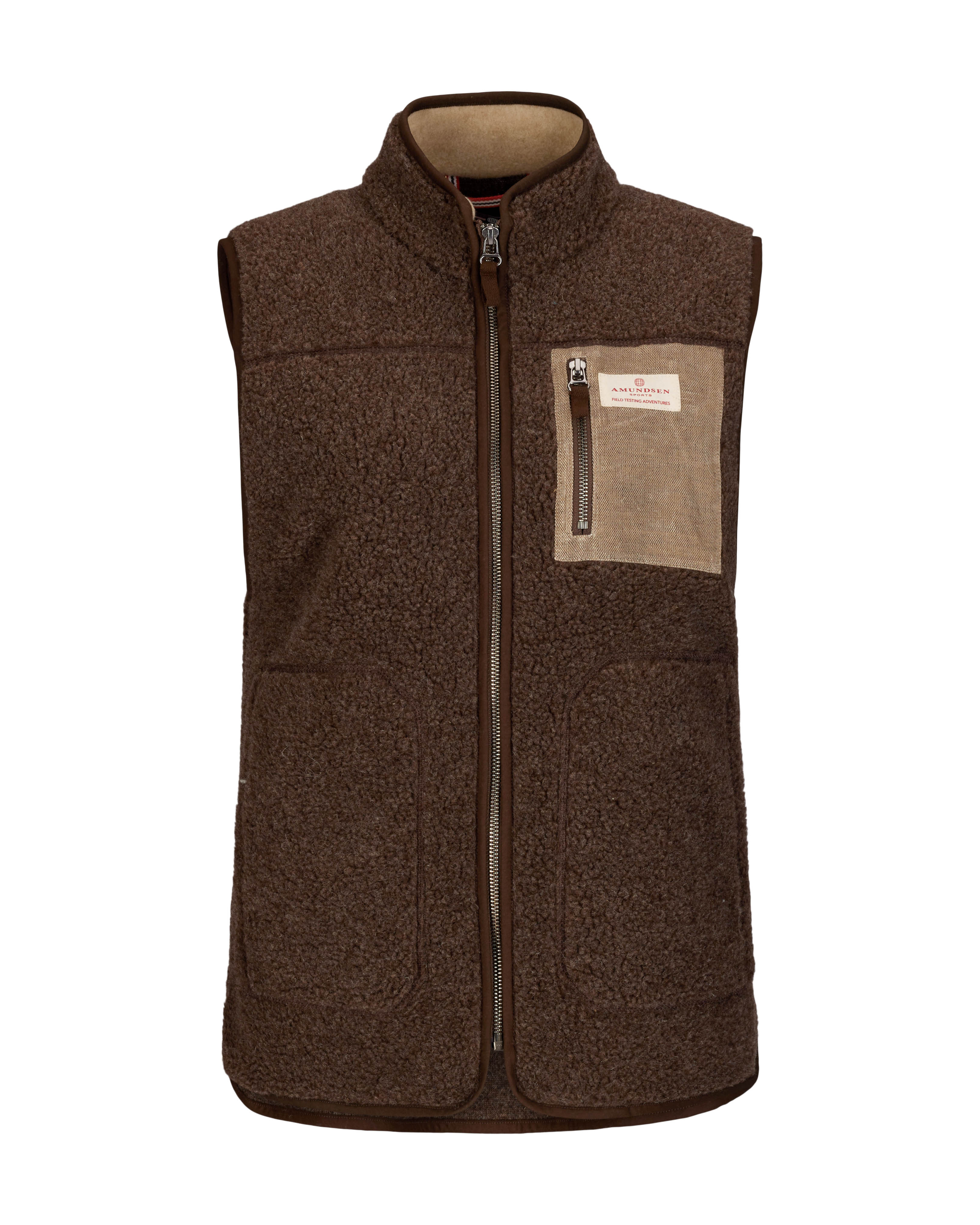 Amundsen Sports Heroes Wool Fleece Vest, Dame<br>Robust og svært komfortabel ull-fleece!