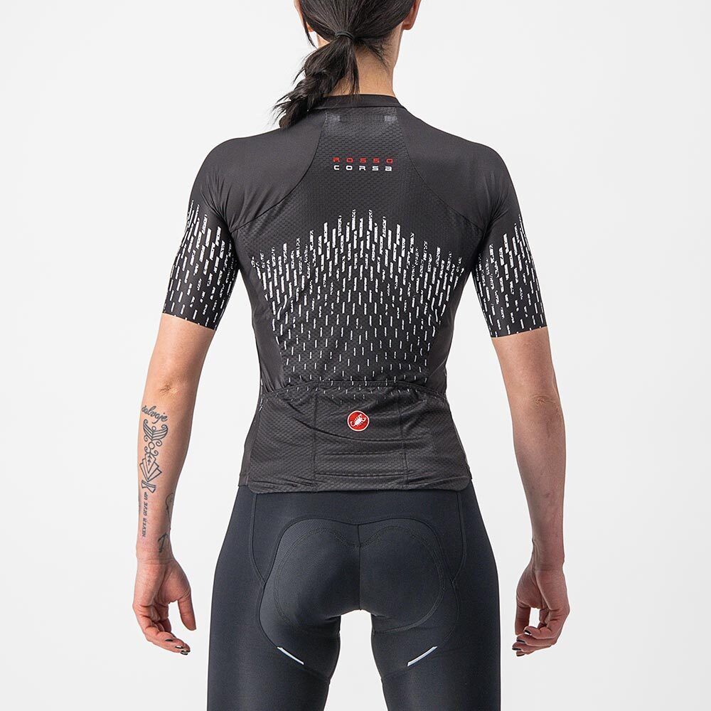 Castelli Aero Pro Fietsshirt Korte Mouwen Zwart Dames