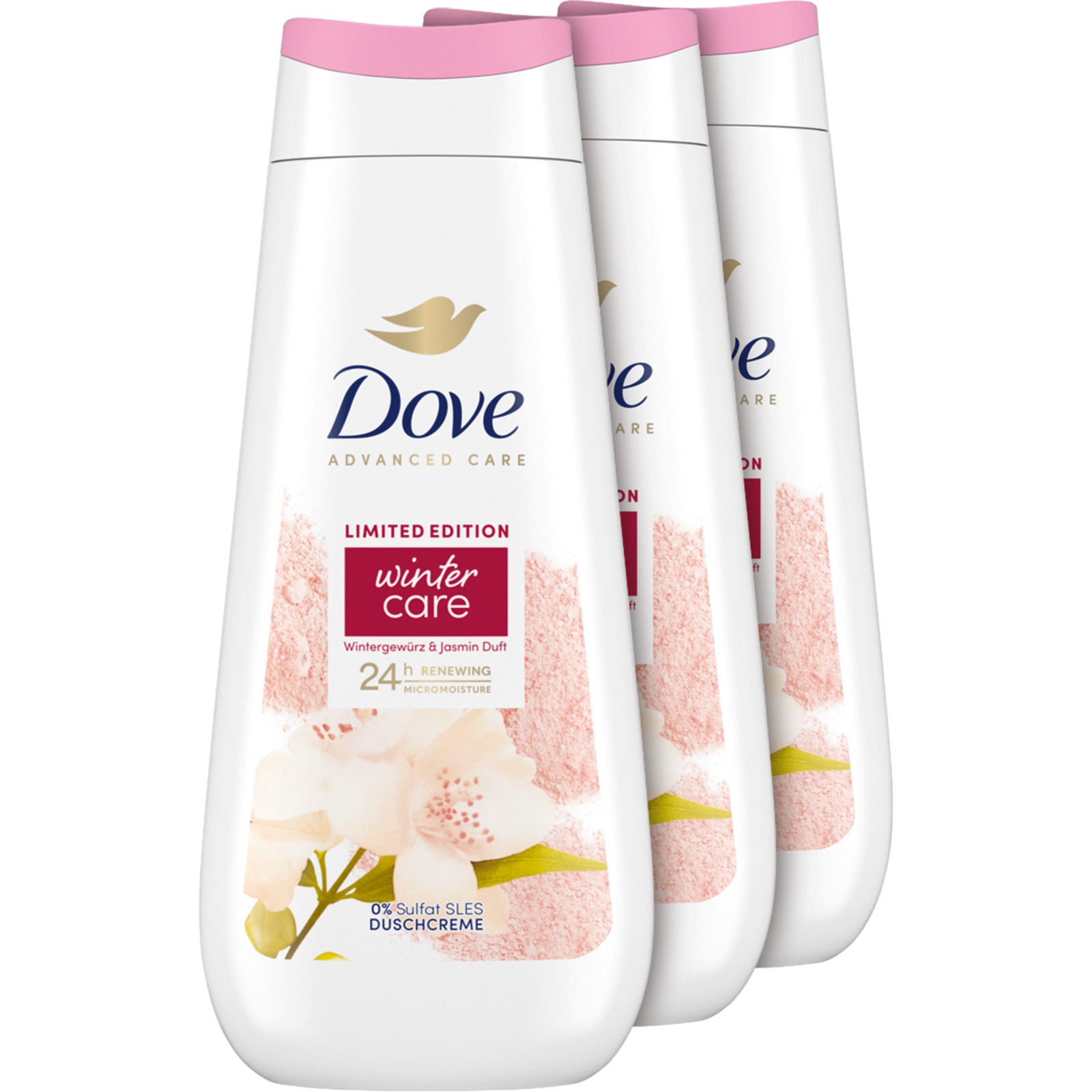 Dove Dusch Advanced Care Duschcreme Winter Care Limited Edition 3 x 225 ml