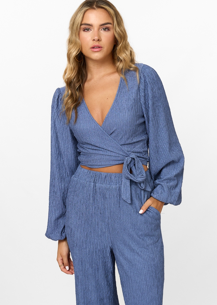 Pien wikkeltop langemouw sky blauw