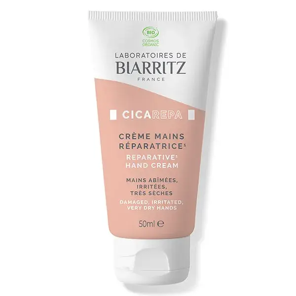 Creme para as mãos reparador orgânico Biarritz Laboratories Repairing Care 50ml