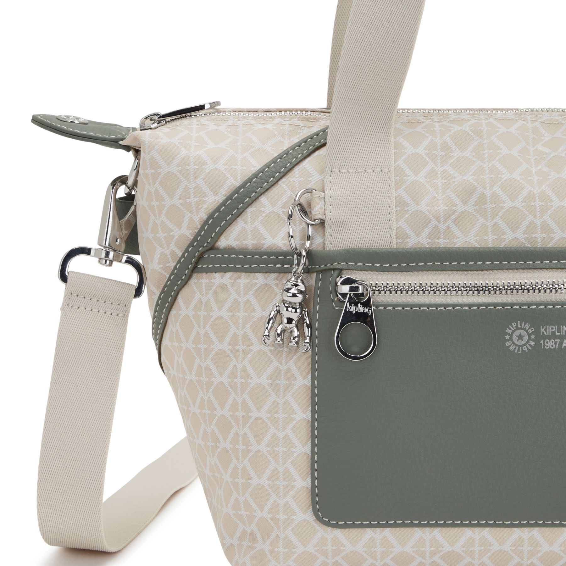 ART MINI Mini sac fourre-tout avec lanière amovible - Signature Bge C