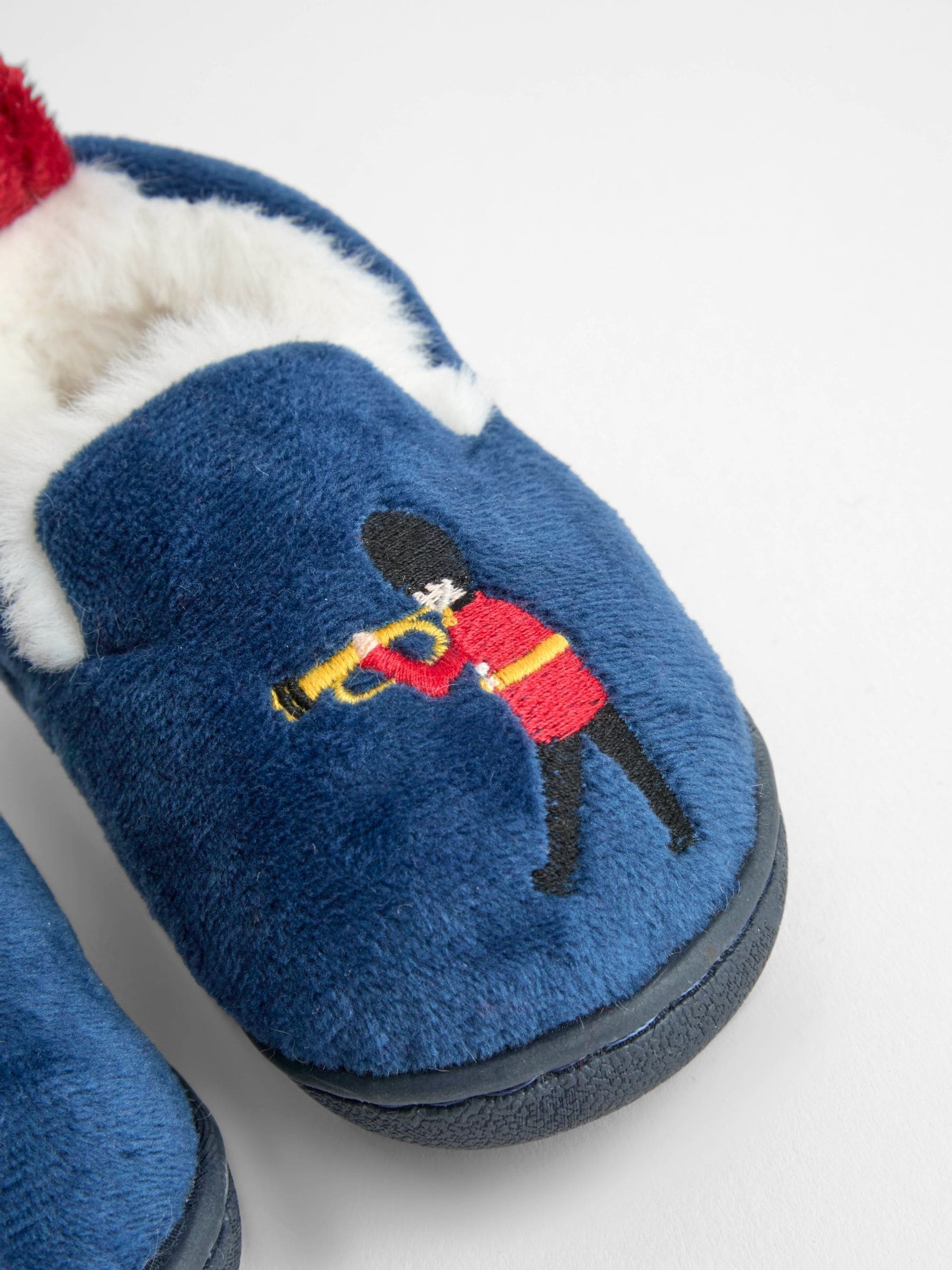 Blauwe London Soldiers - JoJo Maman Bébé Slipper Shoe