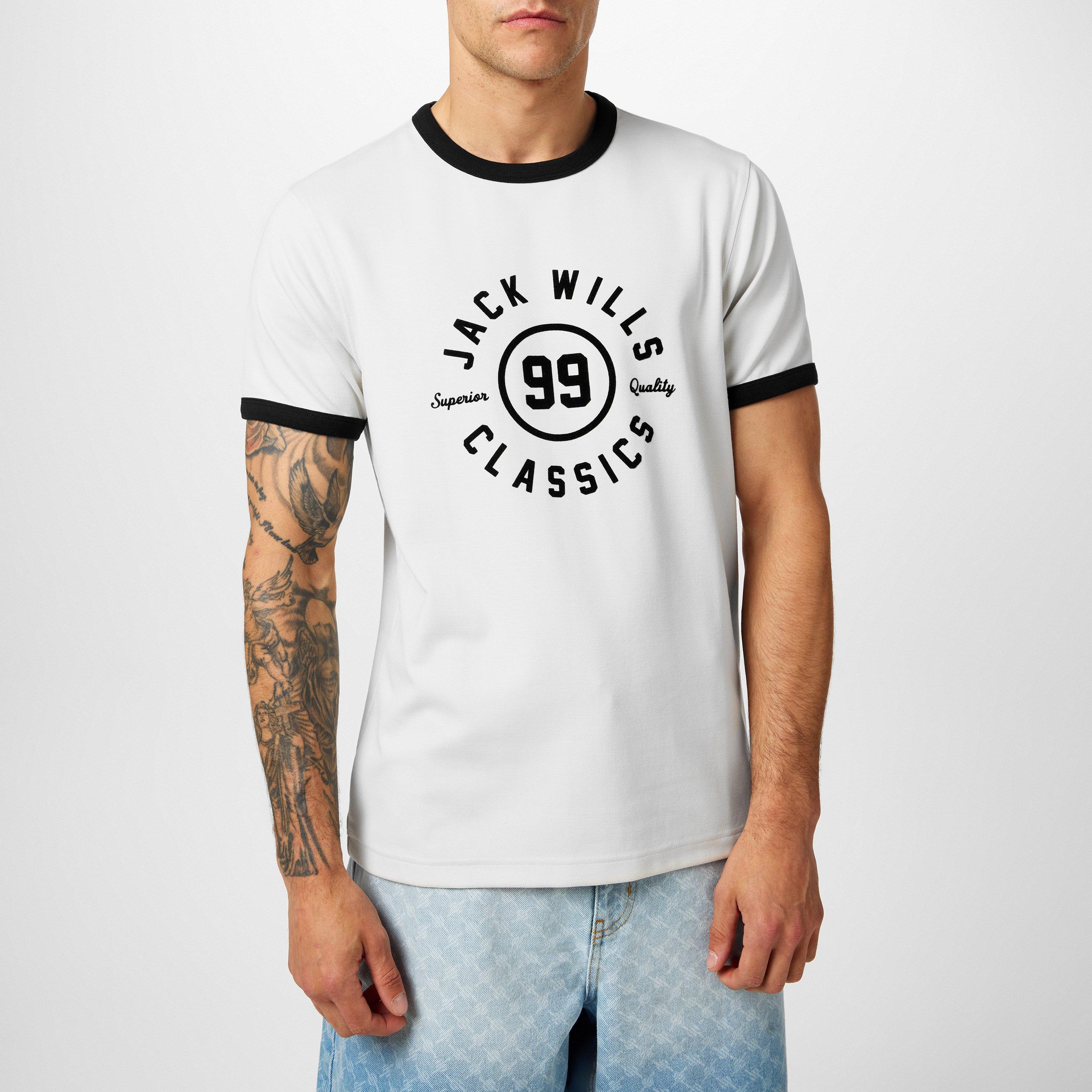 Jack Wills JW Ringer Graphic T Shirt