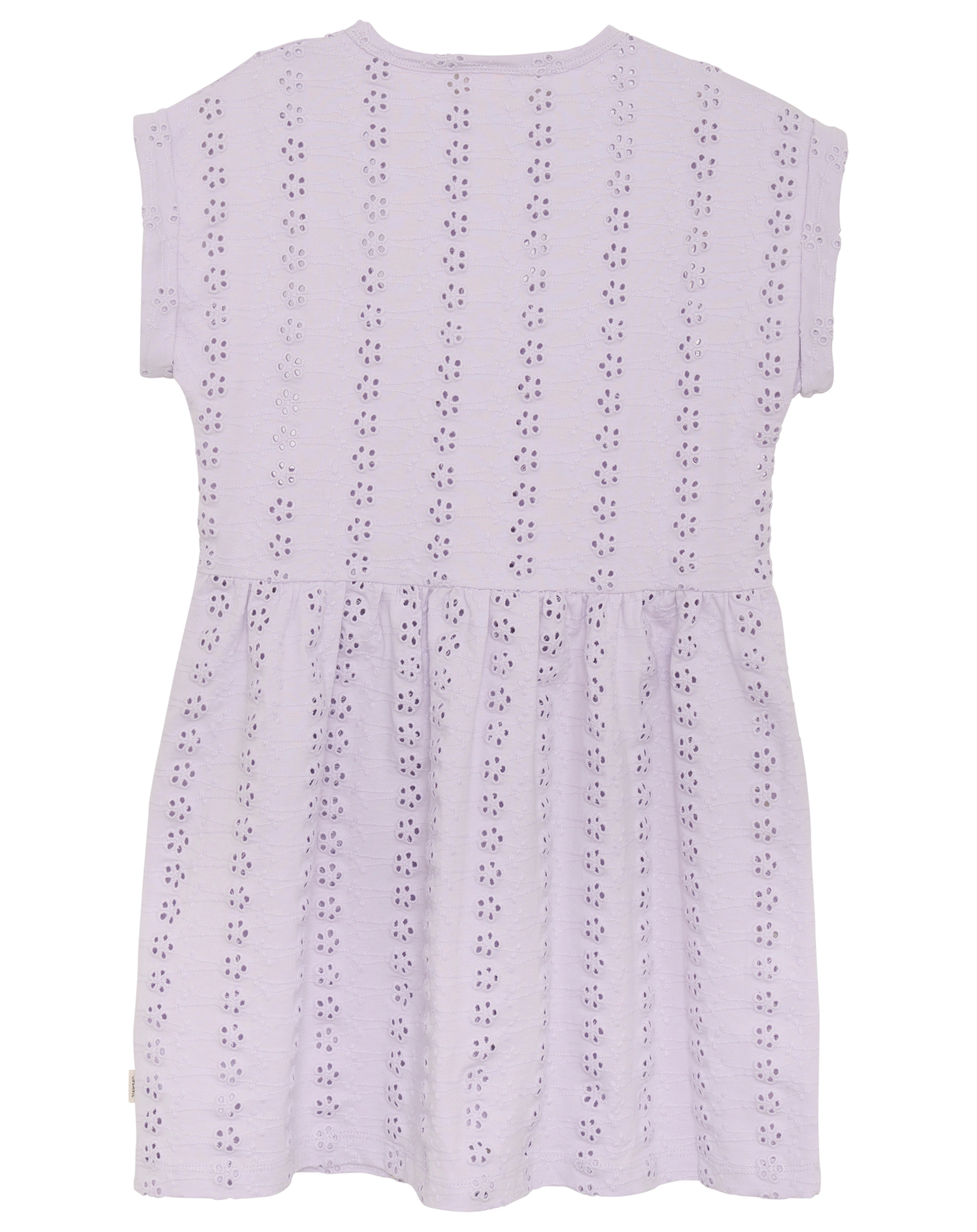 Kurzarmkleid BLUMEN in lila