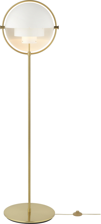 Gubi Multi-Lite vloerlamp messing