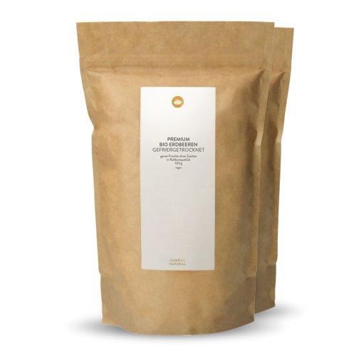 Sunday Natural Products  BIO ERDBEEREN GEFRIERGETROCKNET