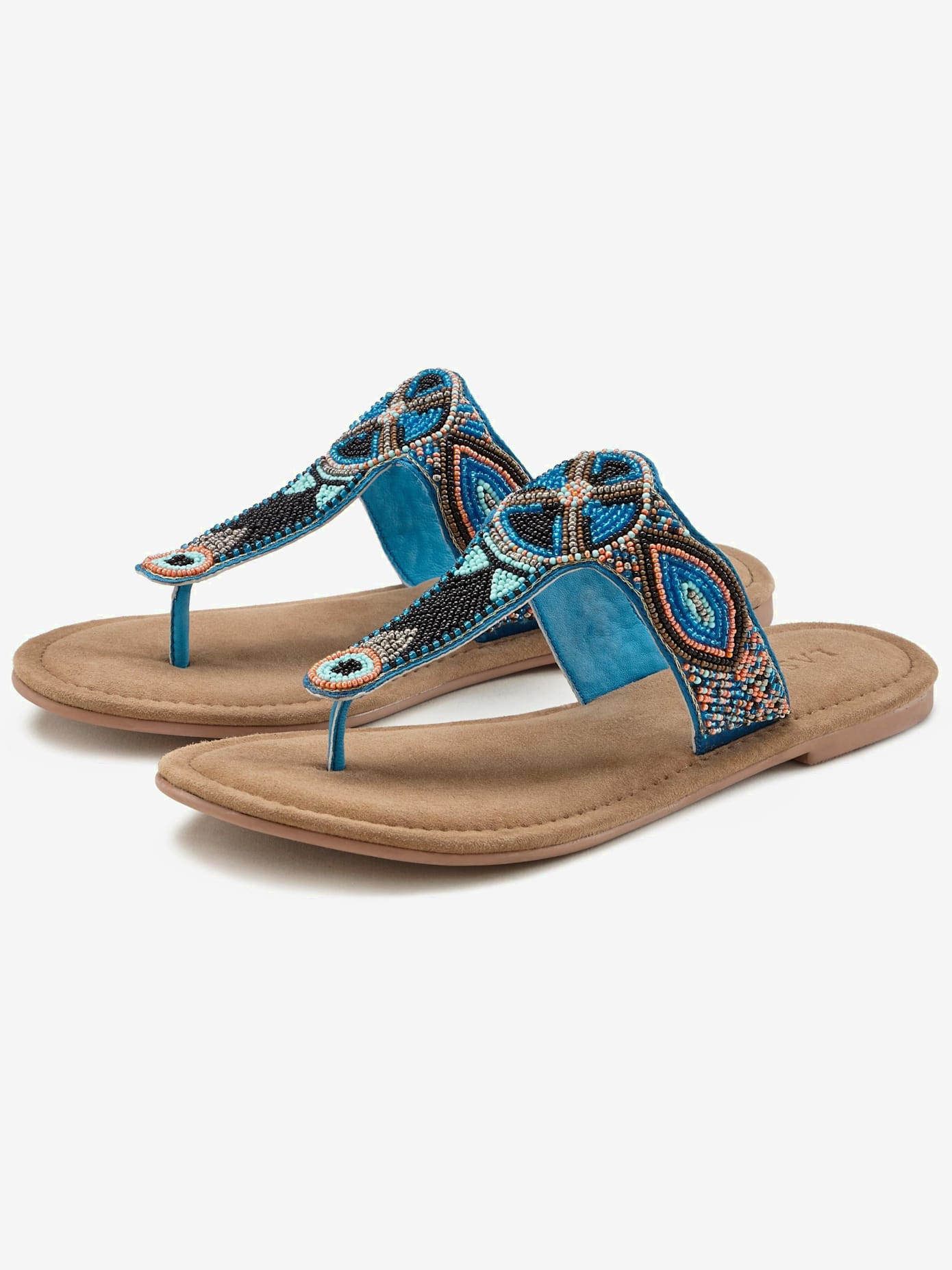 Tongs superbes perles fantaisie