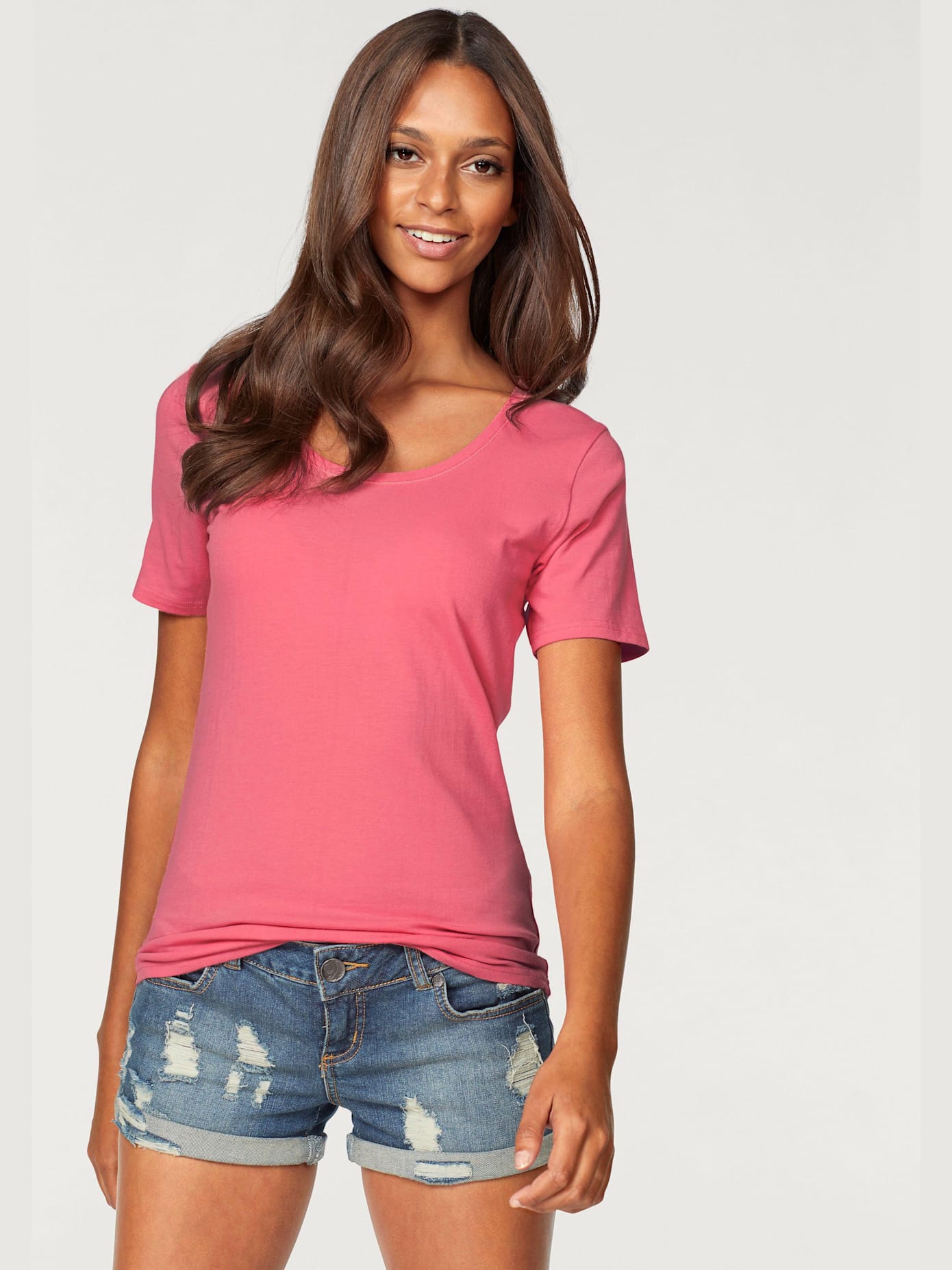 T-shirt à manches courtes t-shirts vivance en lot de 2
