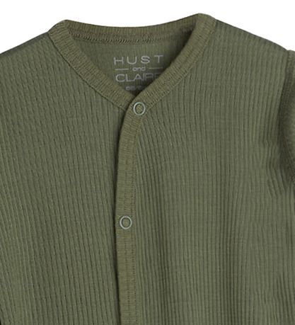 Hust and Claire Strampler l/ä - Messi - Rib - Wolle - Dusty Gree