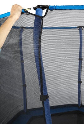 Plum Junior Jumper Trampoline inkl. Sikkerhetsnett 220 cm, Blå/Grønn