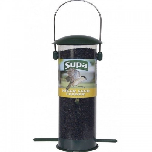 Alimentador de pássaros de jardim para sementes de cardo