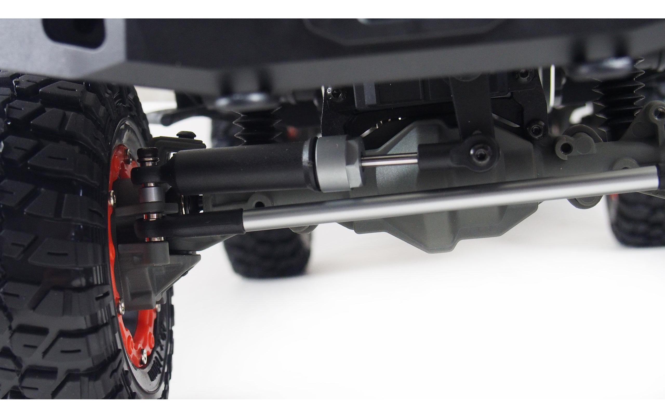 Scale Crawler AMXRock RCX10B Basic Weiss, ARTR, 1:10<br>Rock Crawler Pick-up mit 2-Gang Getriebe