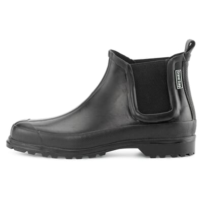 Damenstiefelette Kautschuk-Gummi, Schwarz