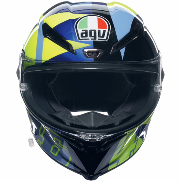AGV - Casque Pista GP RR Soleluna 2022 Bleu / Jaune
