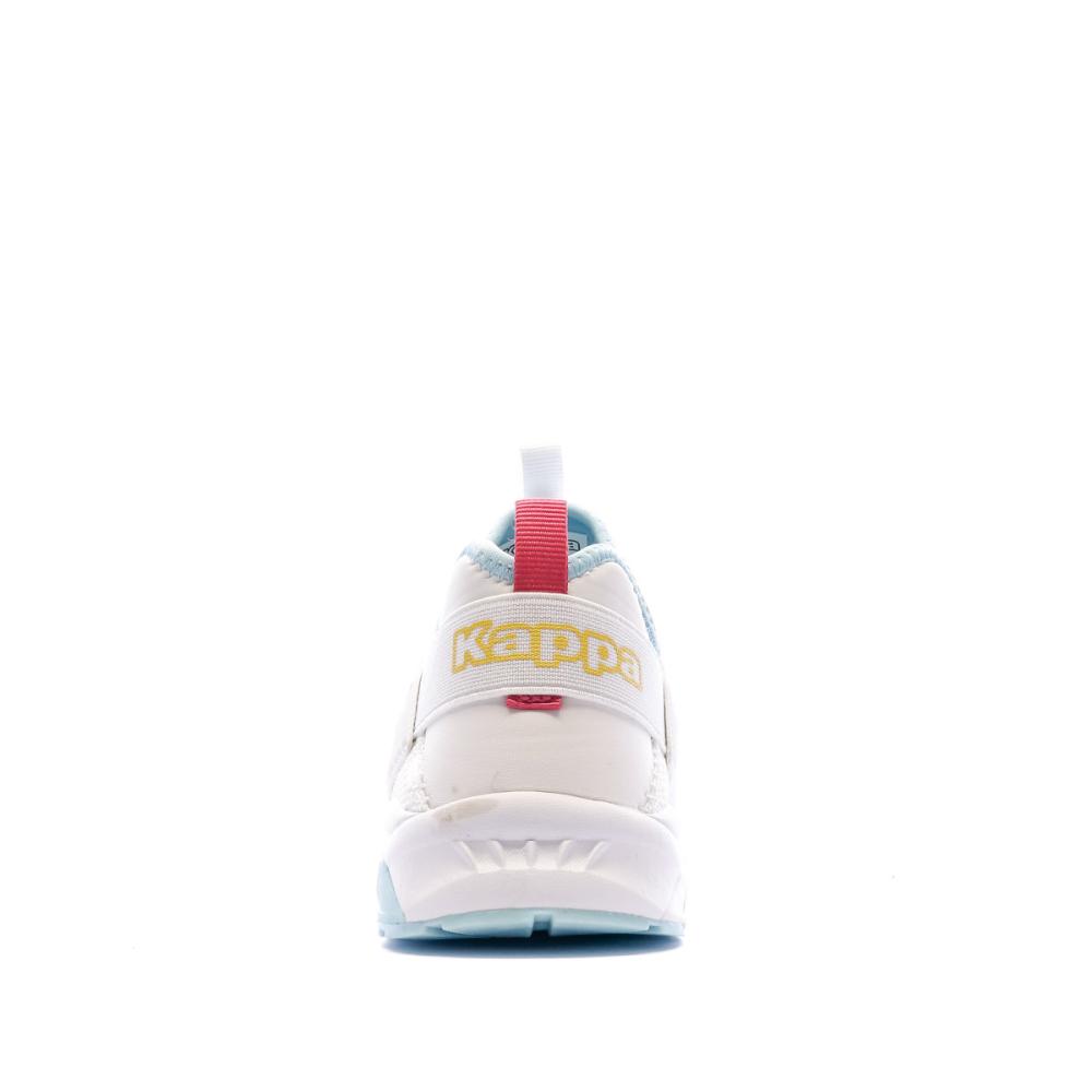 Kappa Baskets Blanche/Bleu Fille Kappa San Puerto