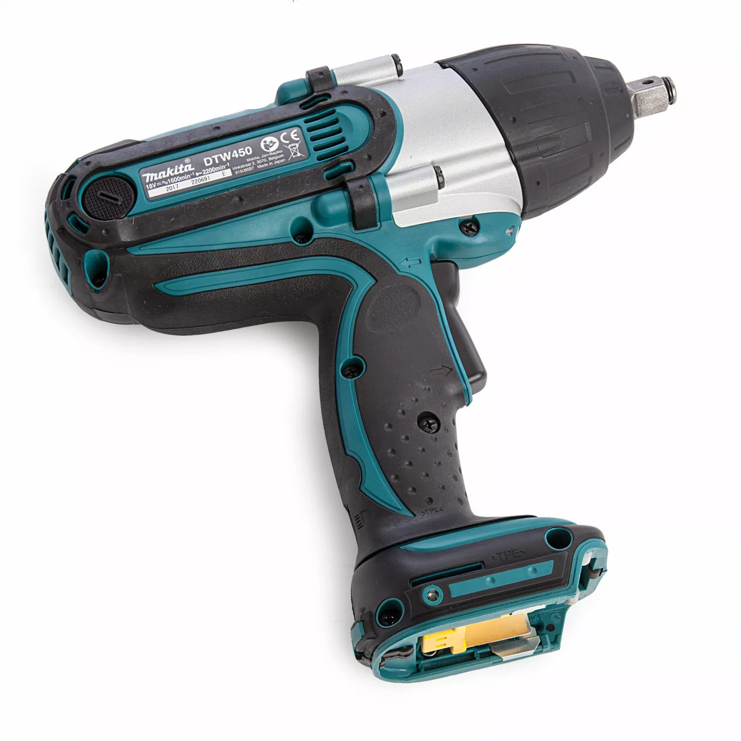 Makita DTW450Z 18V Li-Ion Accu slagmoersleutel body - 440Nm - 1/2