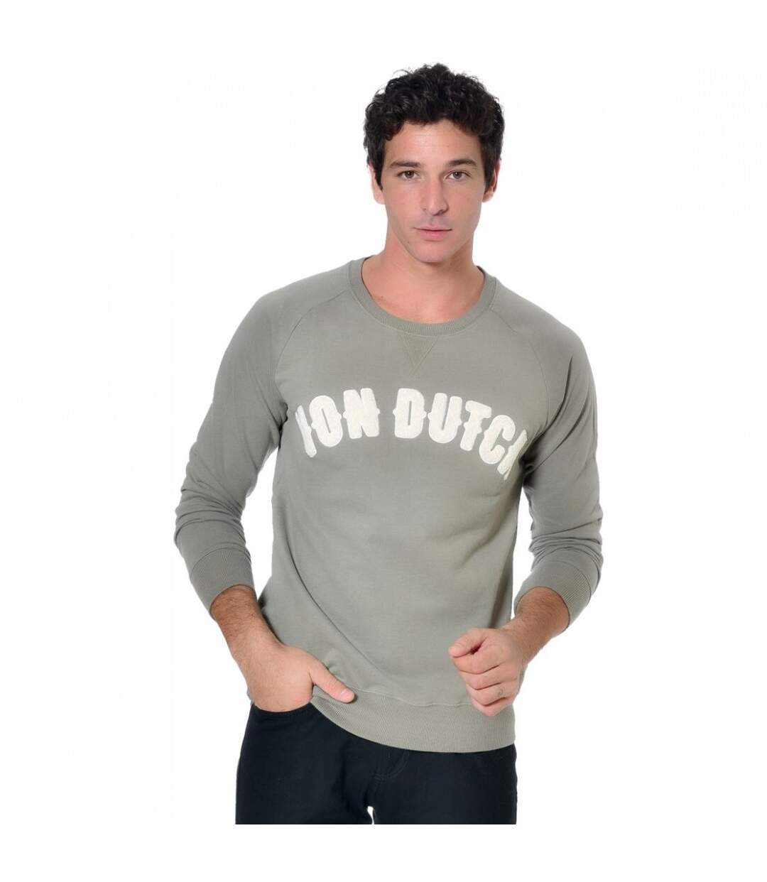 Sweat Von Dutch homme col rond avec lettres en feutrine devant Murray