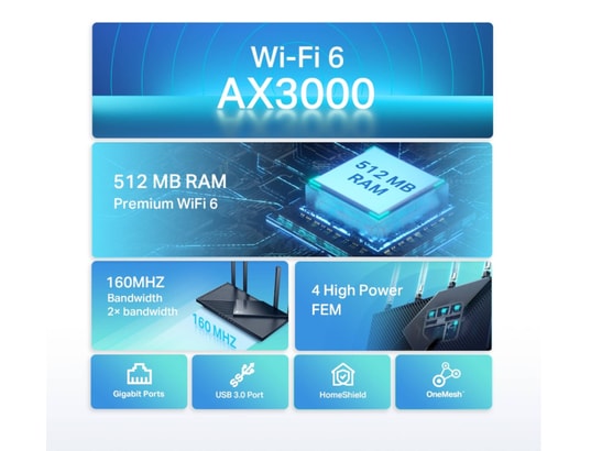 TP-LINK - Routeur TP-LINK Archer AX55