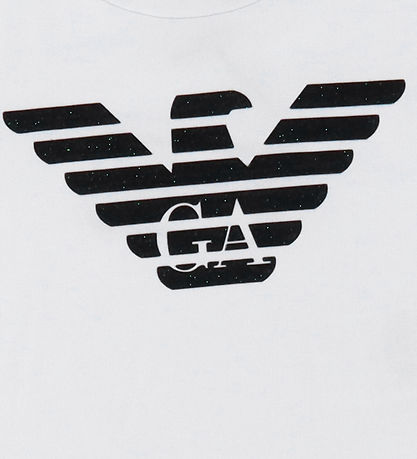 Emporio Armani T-Shirt - Weiß m. Schwarz