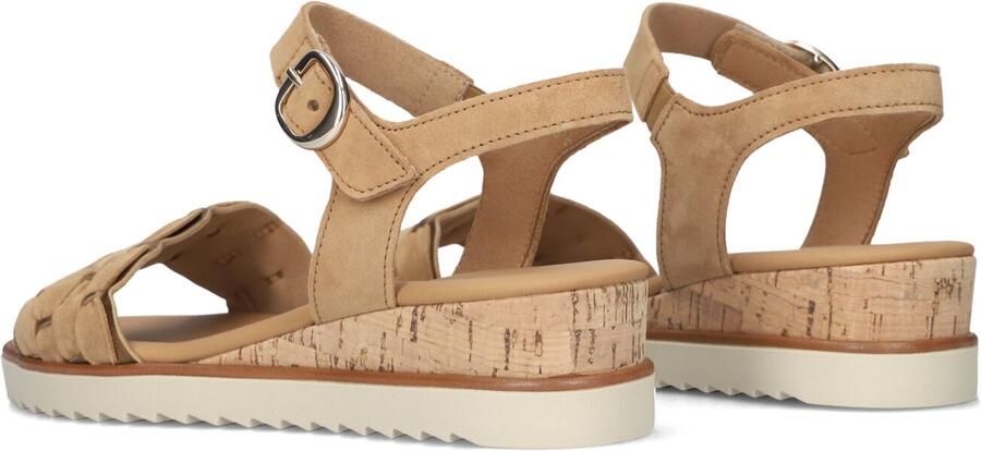 Gabor 758 Sandalen Met Sleehak Dames Beige