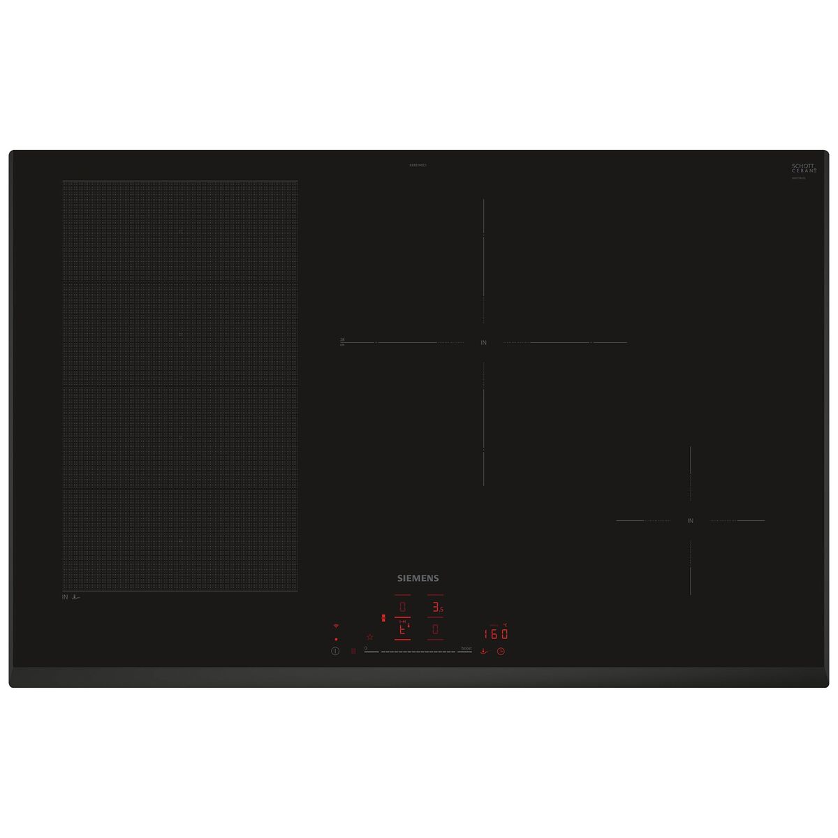 EX851HEC1E iQ700 induksjonstopp, svart