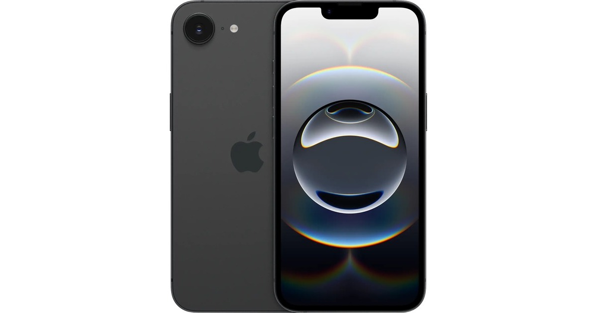AppleiPhone 16e smartphone  (Zwart, 512 GB, iOS)
