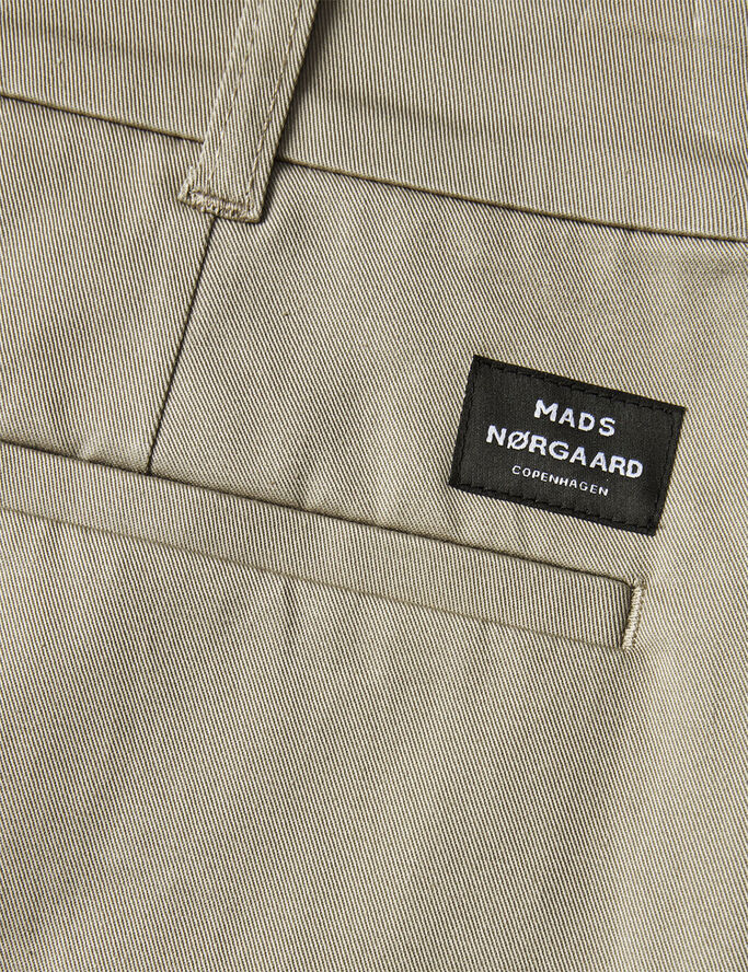 Mads Nørgaard - Copenhagen Cotton Twill Stretch Elias Pants Brun
