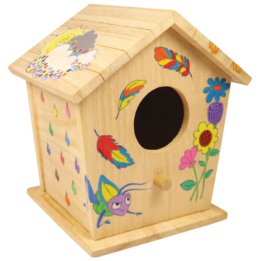 Bemal dein eigenes Vogelhaus