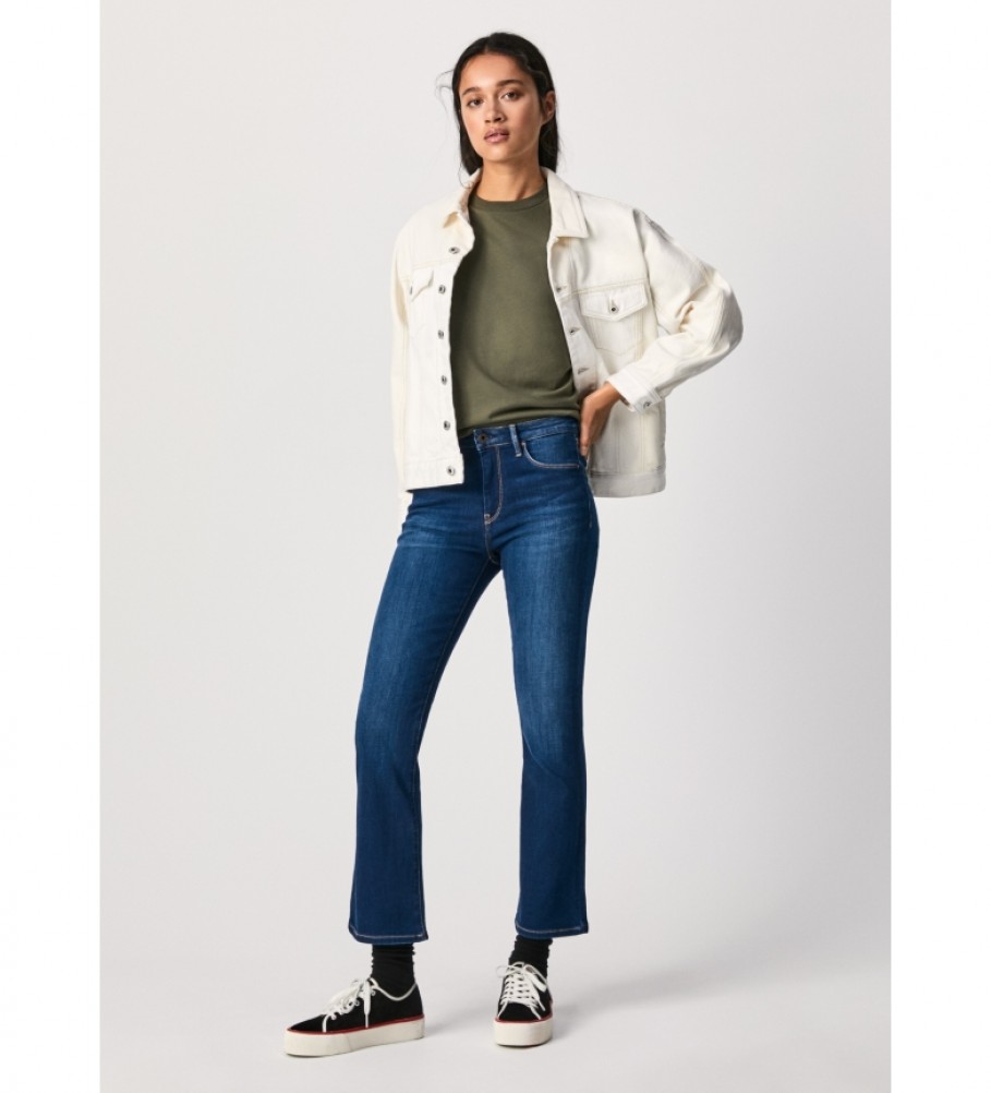 Calça jeans Pepe Jeans Regent Kick azul marinho