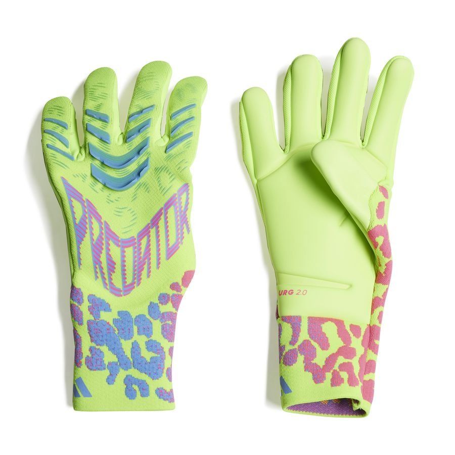 adidas Gants de Gardien Predator Pro Mystic Victory - Lucid Lemon/Lucid Pink