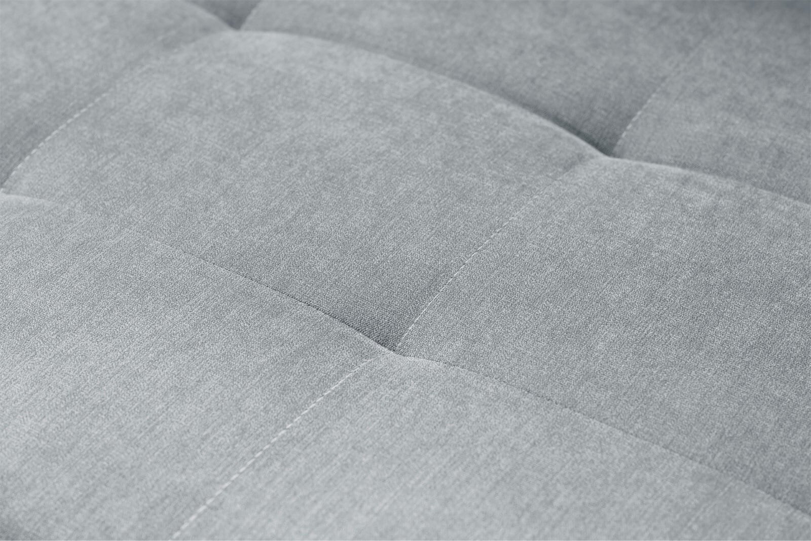 Ecksofa John 239x86x178 cm Primo light grey