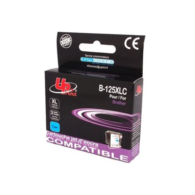 Cartouche compatible Brother LC125XL - cyan - Uprint
