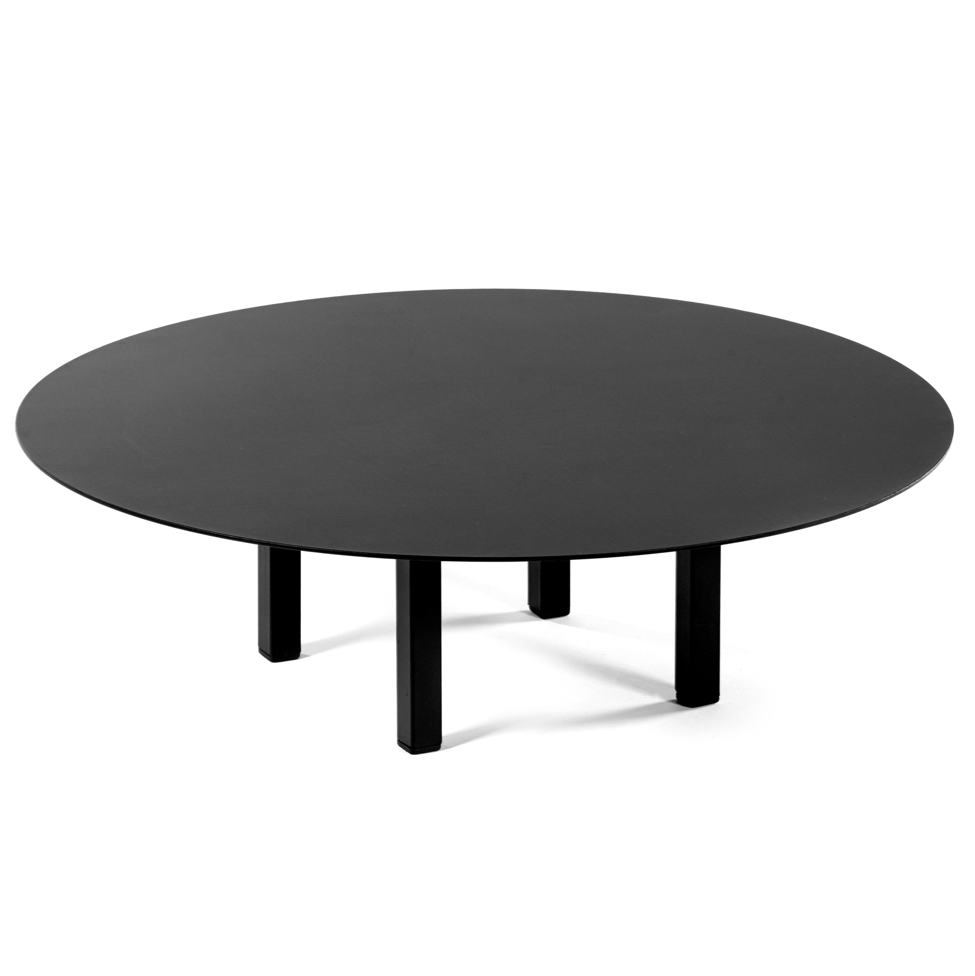 Salontafel Lowtable 03 Ø118 zwart