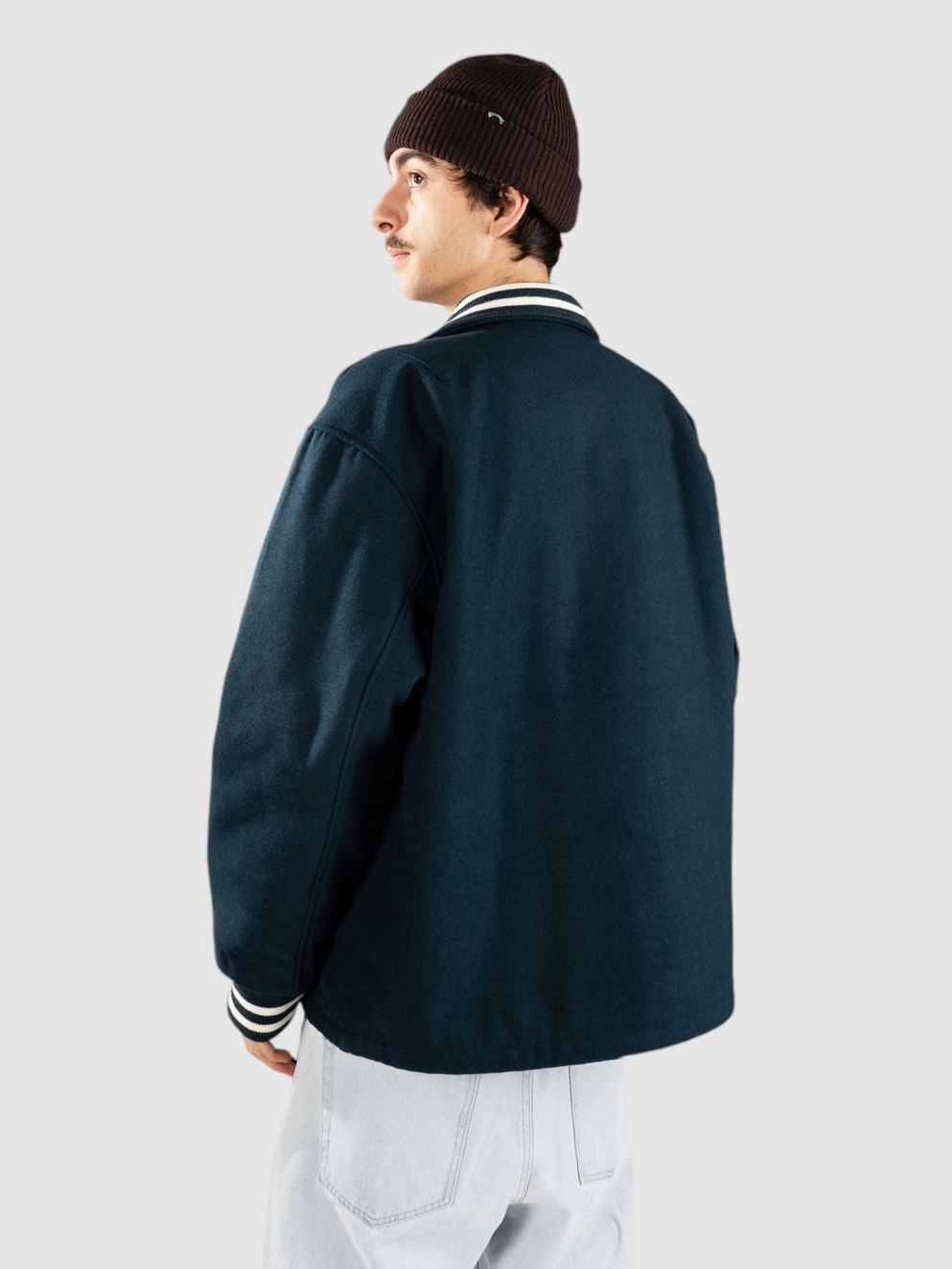 Carhartt WIP Wool Coach Jacket deep lagoon/wax
