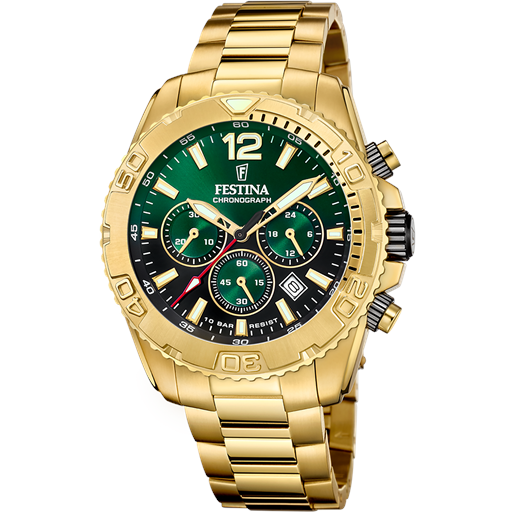 Festina Chronograph 20684 Herreur, Blue, 45 mm