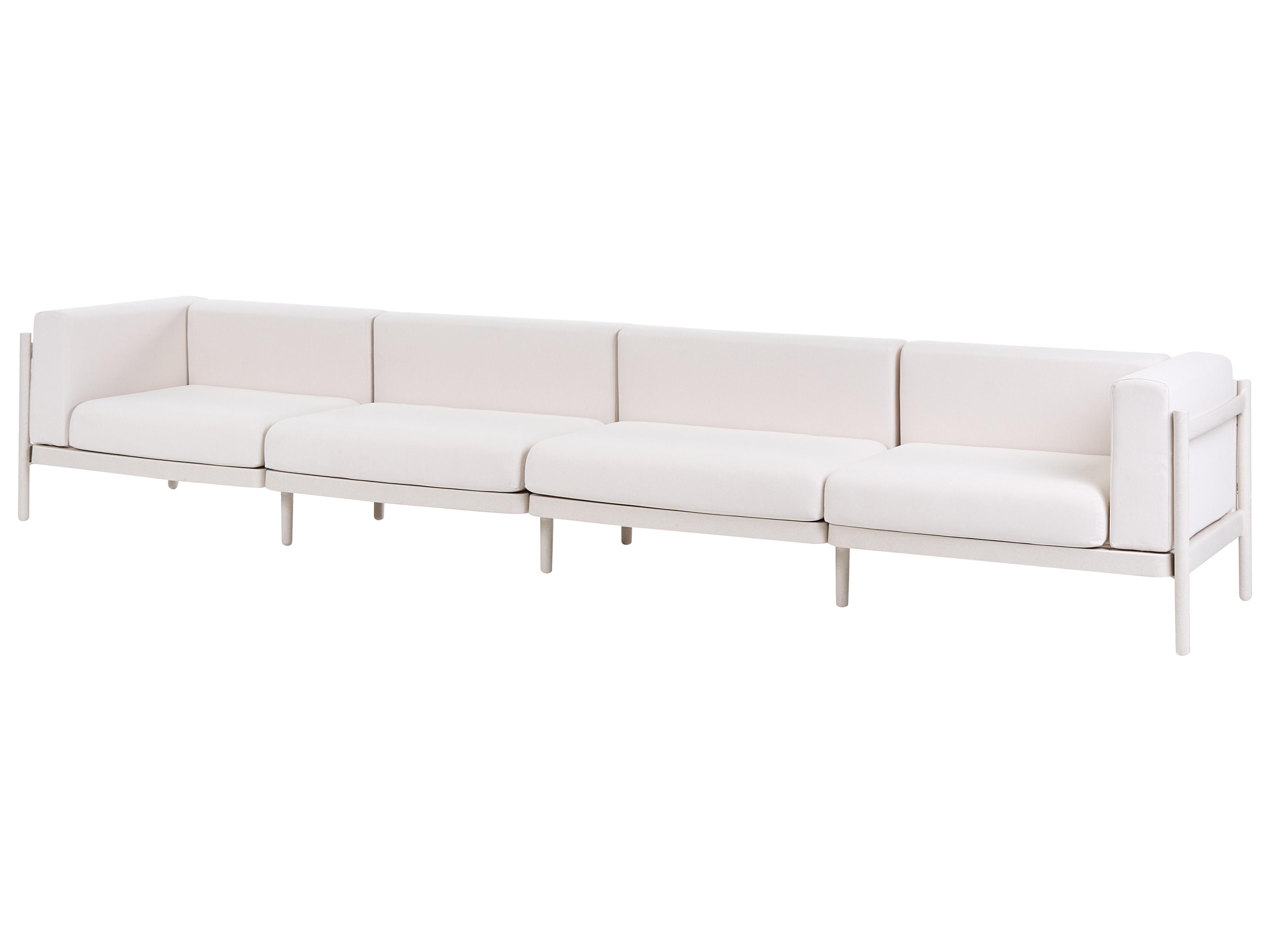 Tuin loungebank 4-zits FERRETTI Lichtbeige