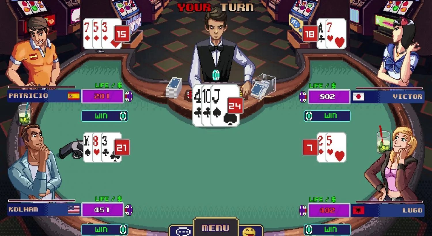 Super Blackjack Battle 2 Turbo Edition - The Card Warriors- PC