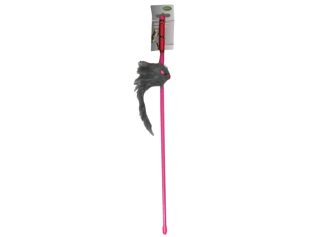 BRINQUEDO P/GATO CANA DE PESCA 50 CM