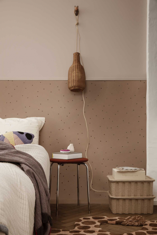 Ferm Living Dot behang Off-White