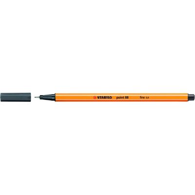 STABILO Point 88 - Feutre fin - 0.4 mm - gris intense