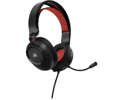 Corsair HS35 v2 Headset, Red