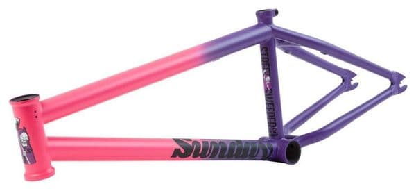 Cadre Sunday Street Sweeper Hot Pink X Fade Purple - Taille TopTube - 20 5
